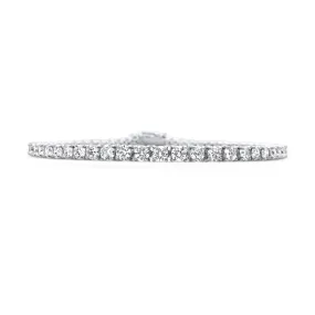 14k White Gold Diamond Tennis Bracelet 7.62 ctw