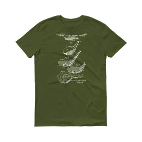 1949 Spalding Golf Club Head Patent T-Shirt - Golfing T-Shirt, Golfing Patent, Golfing Fan Gift, Golfer Gift, Golf Players, Vintage Golf