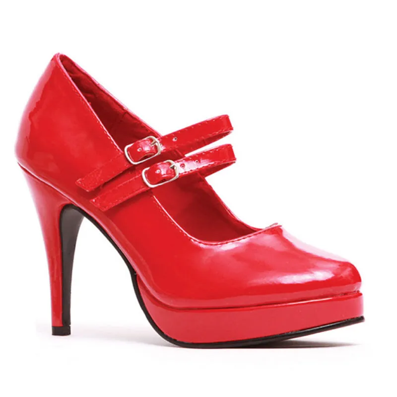 421-JANE 4" Double Strap Mary Jane