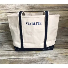 Boat Name Custom Tote Bag