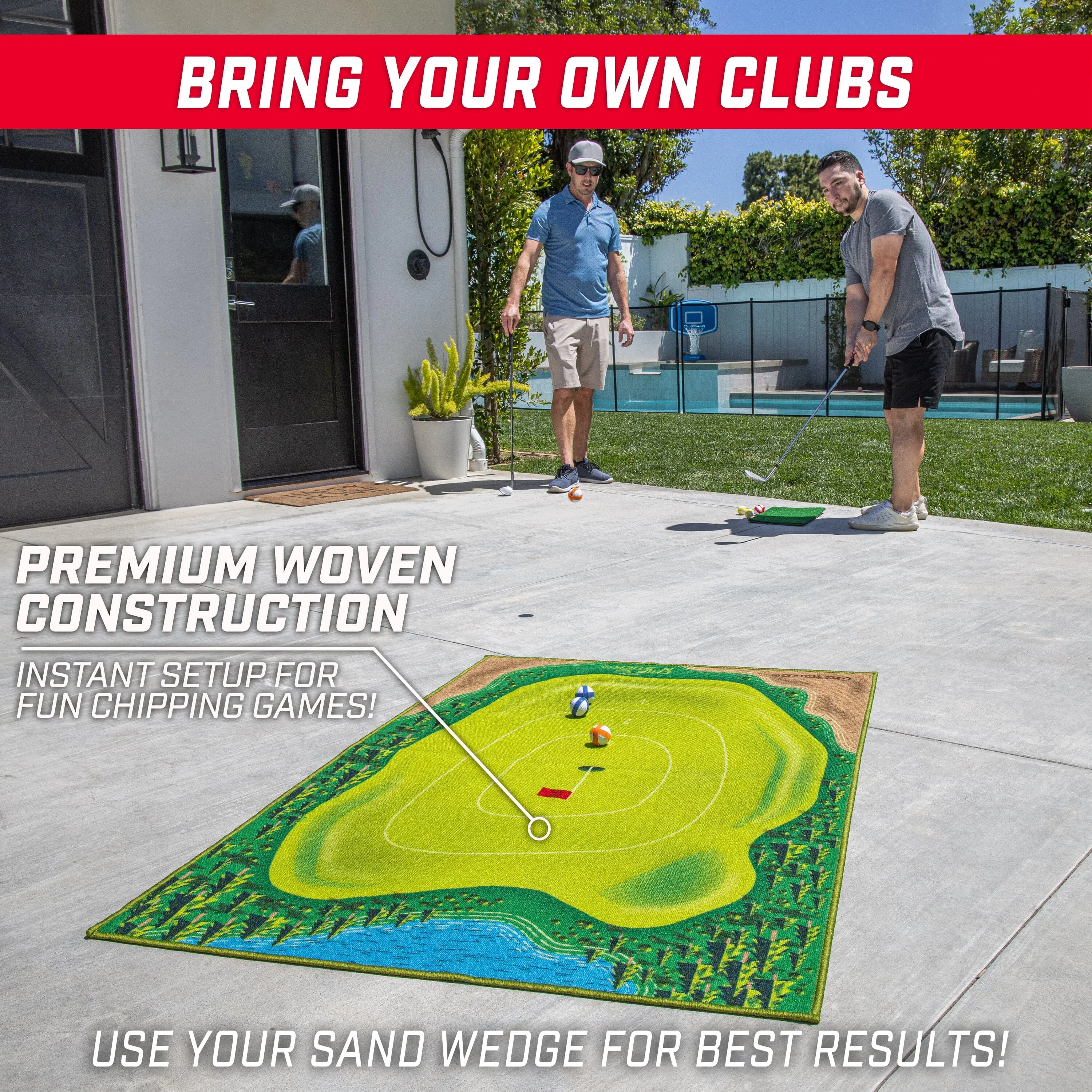 GoSports Mid-Size Chip N' Stick Golf Game