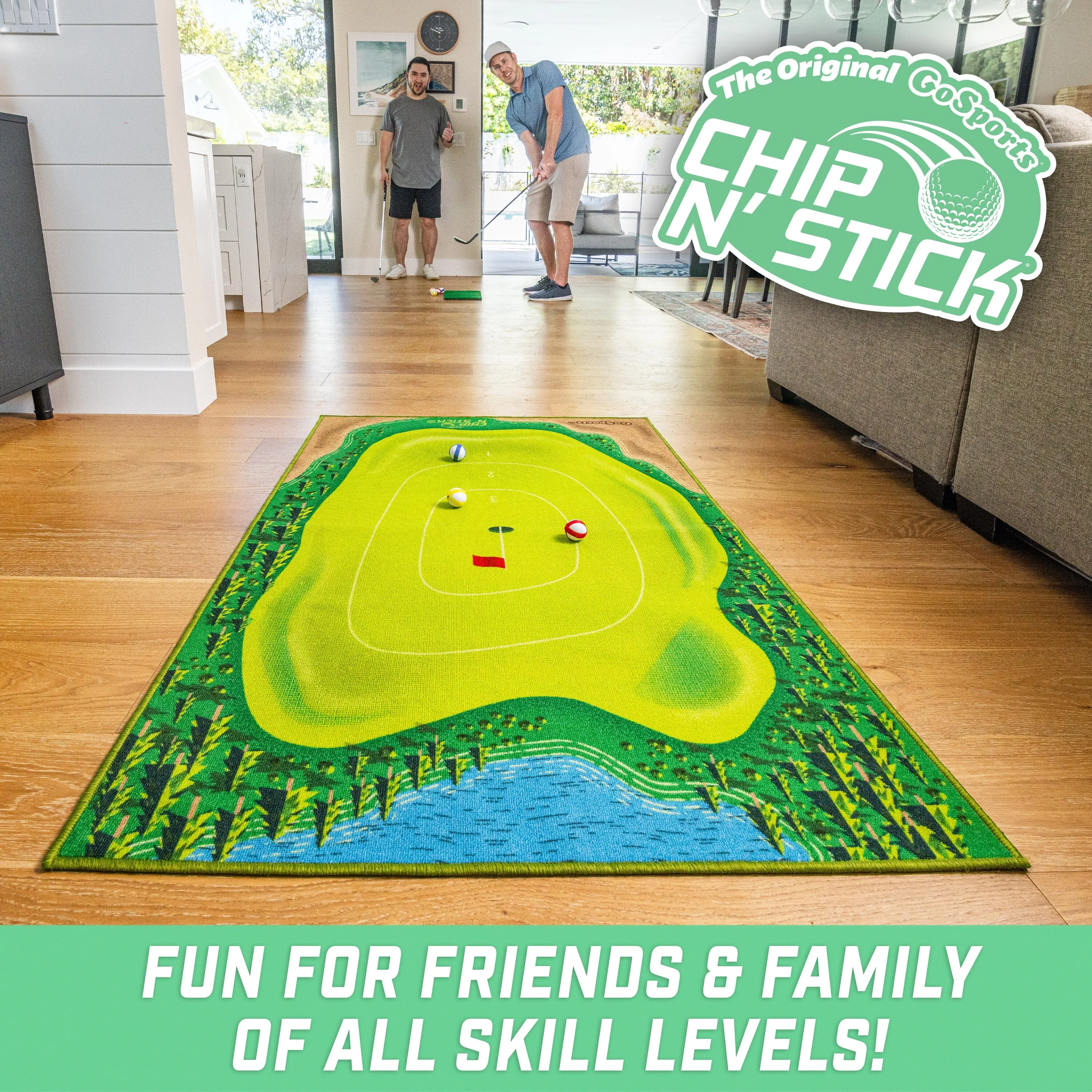 GoSports Mid-Size Chip N' Stick Golf Game