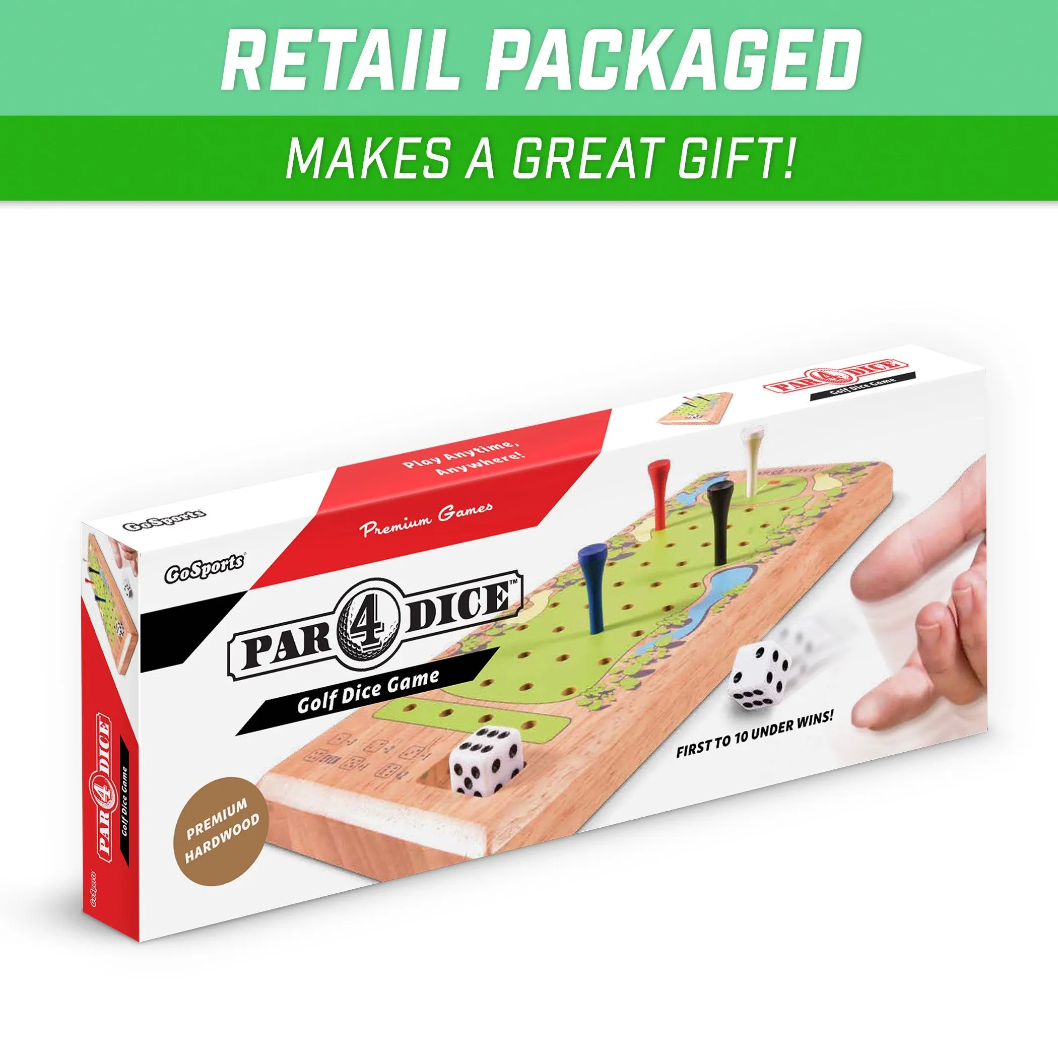 GoSports Par 4 Dice Golf Tabletop Game