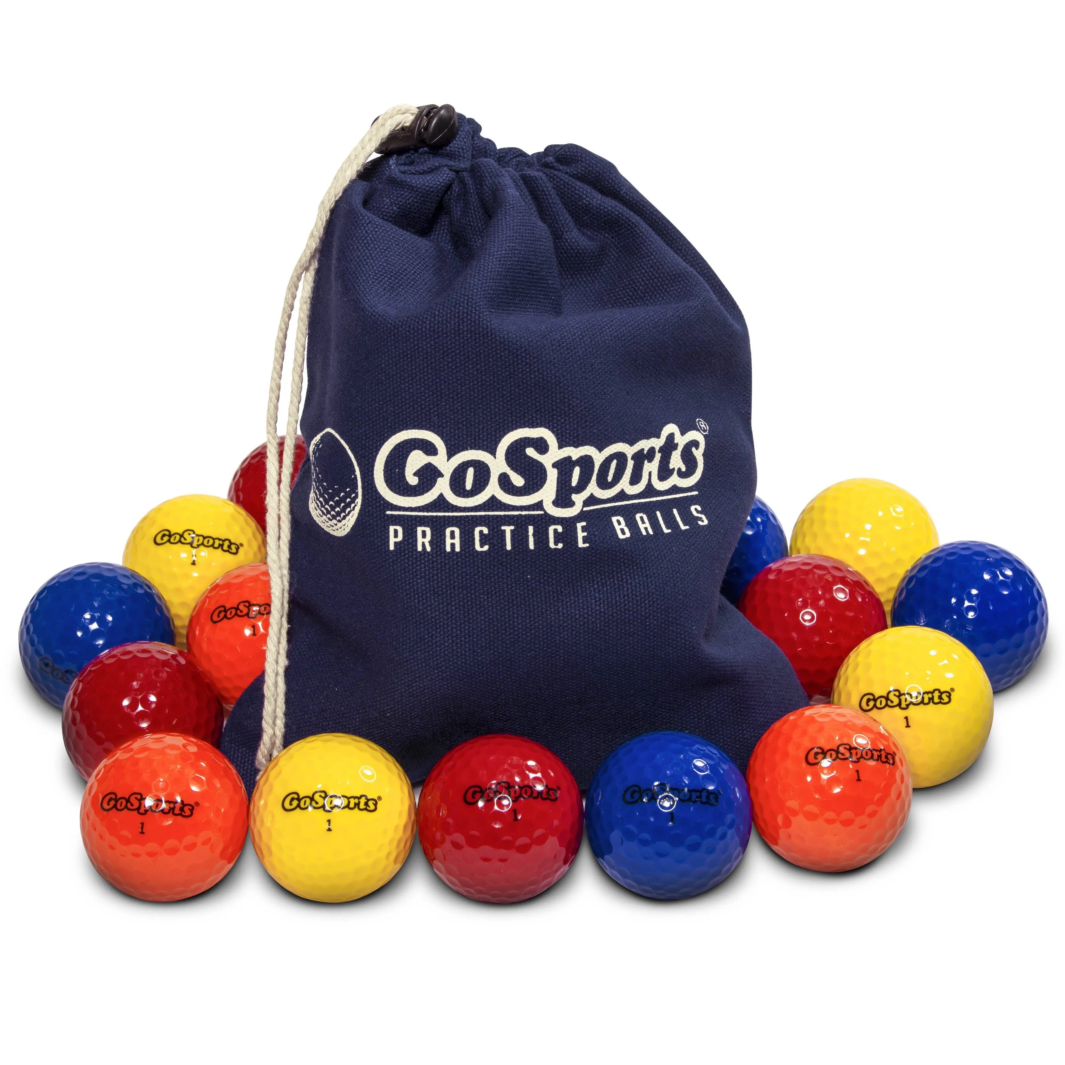 GoSports Practice Golf Balls - 16-Pack