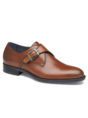 J & M Collection Flynch Monk Strap in Tan Italian Calfskin