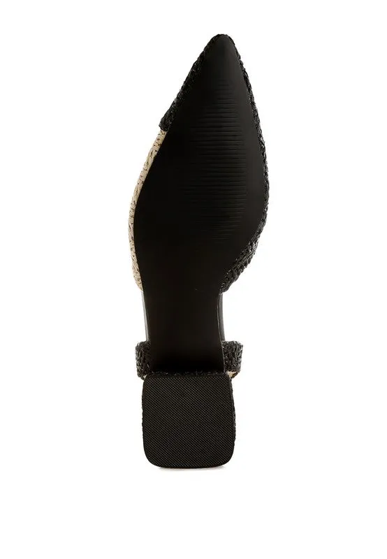 Kinjay Pointy Toe Slingback Sandals