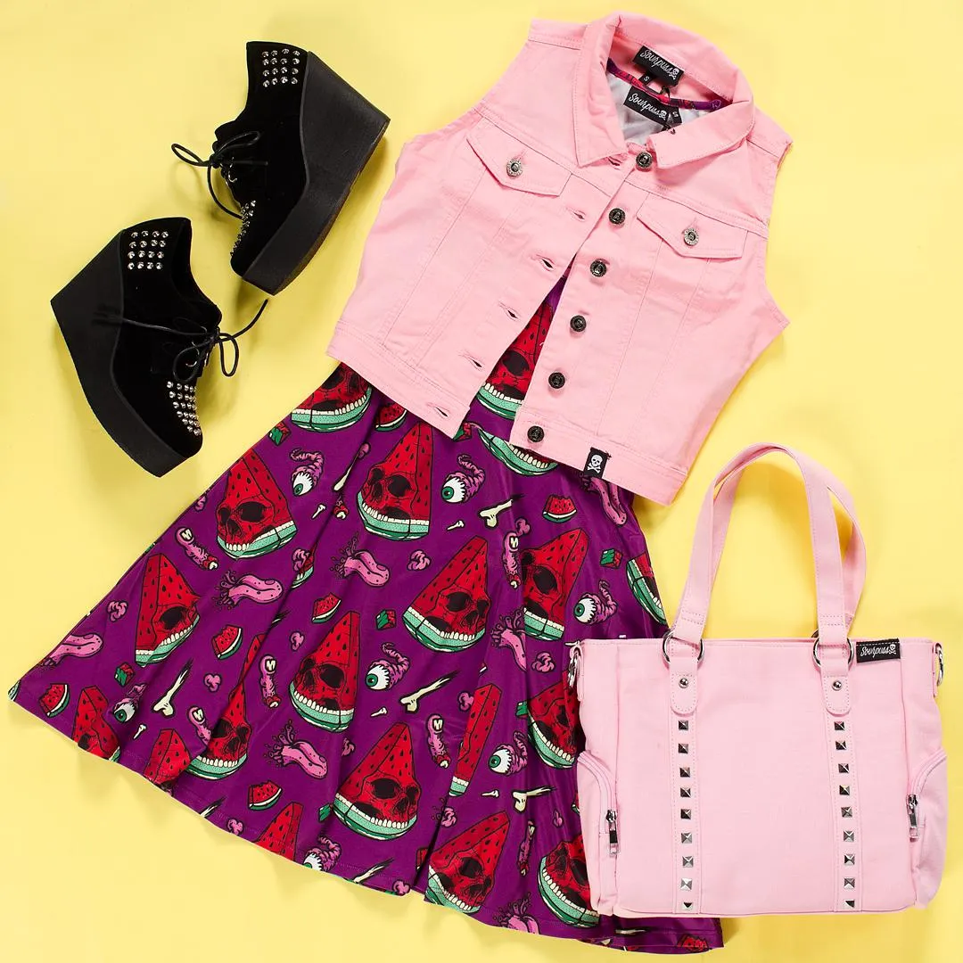 Melon Head Womens Skater Dress