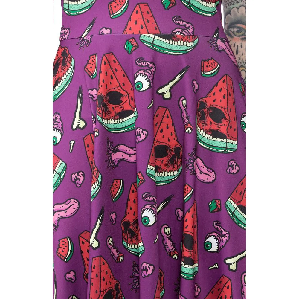Melon Head Womens Skater Dress