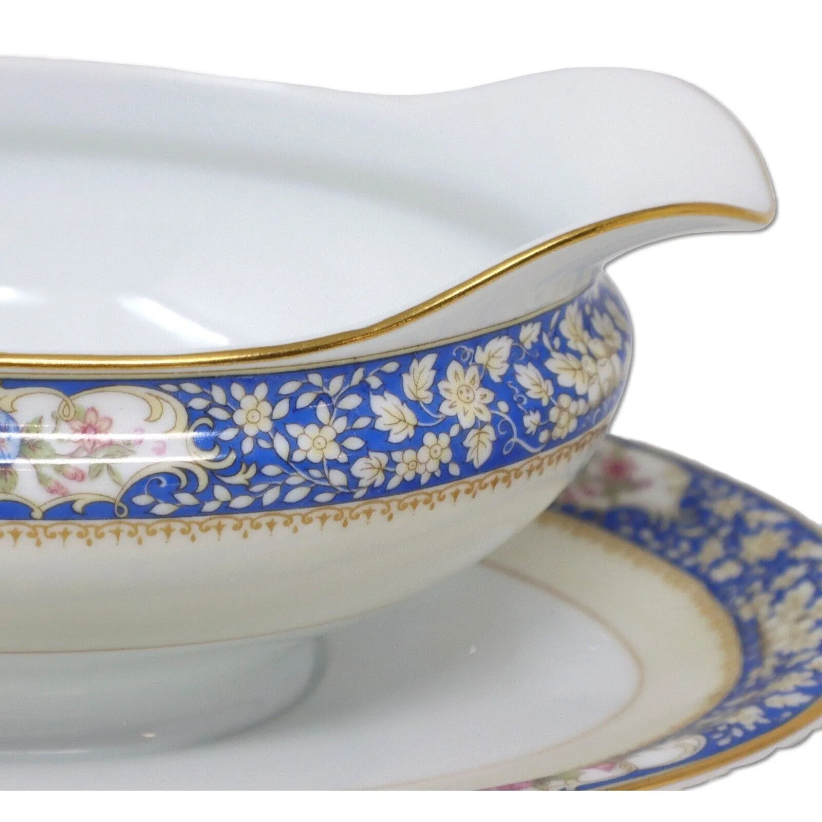 Noritake Margo Gravy Boat Porcelain China Dinnerware Japan Vintage 1933-40