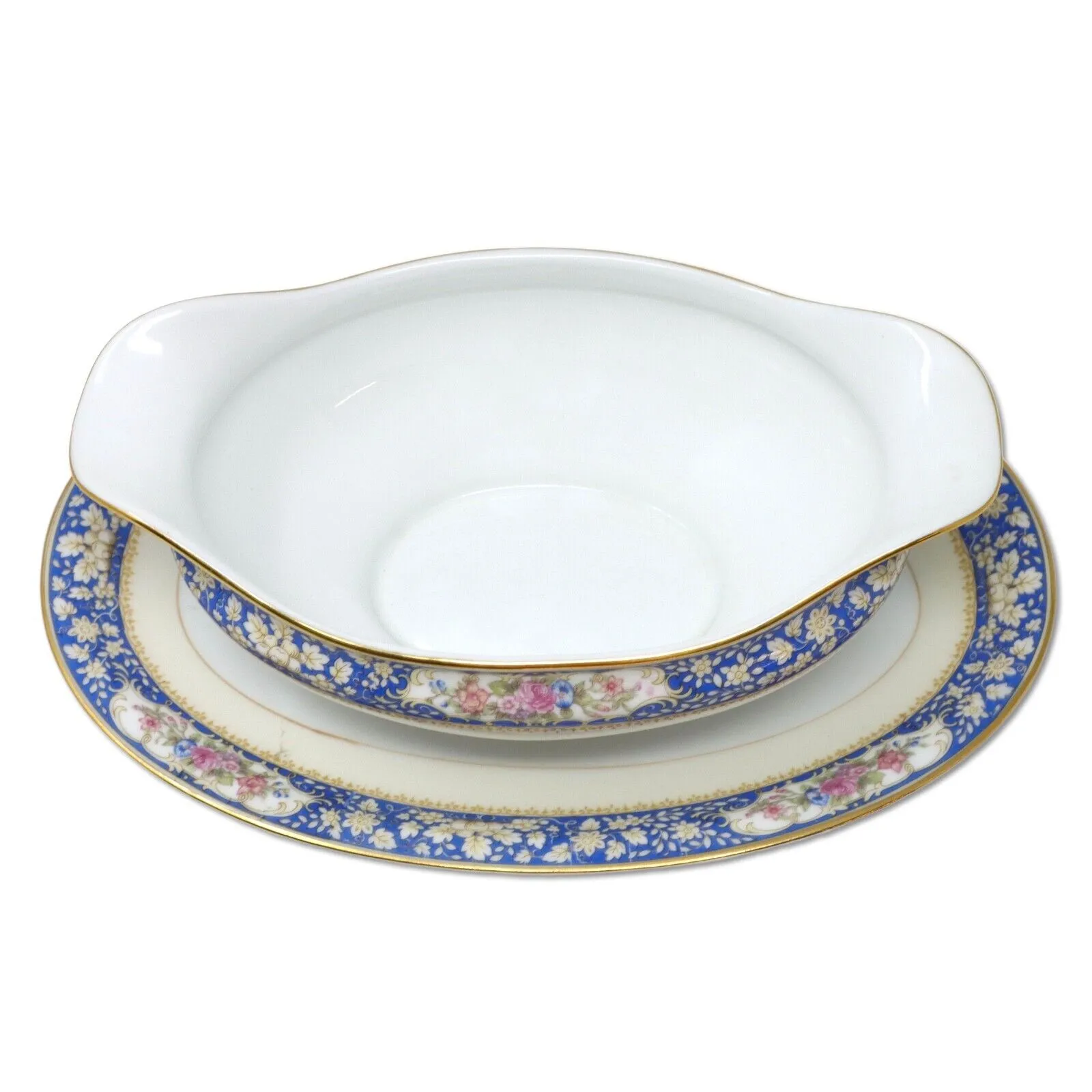 Noritake Margo Gravy Boat Porcelain China Dinnerware Japan Vintage 1933-40