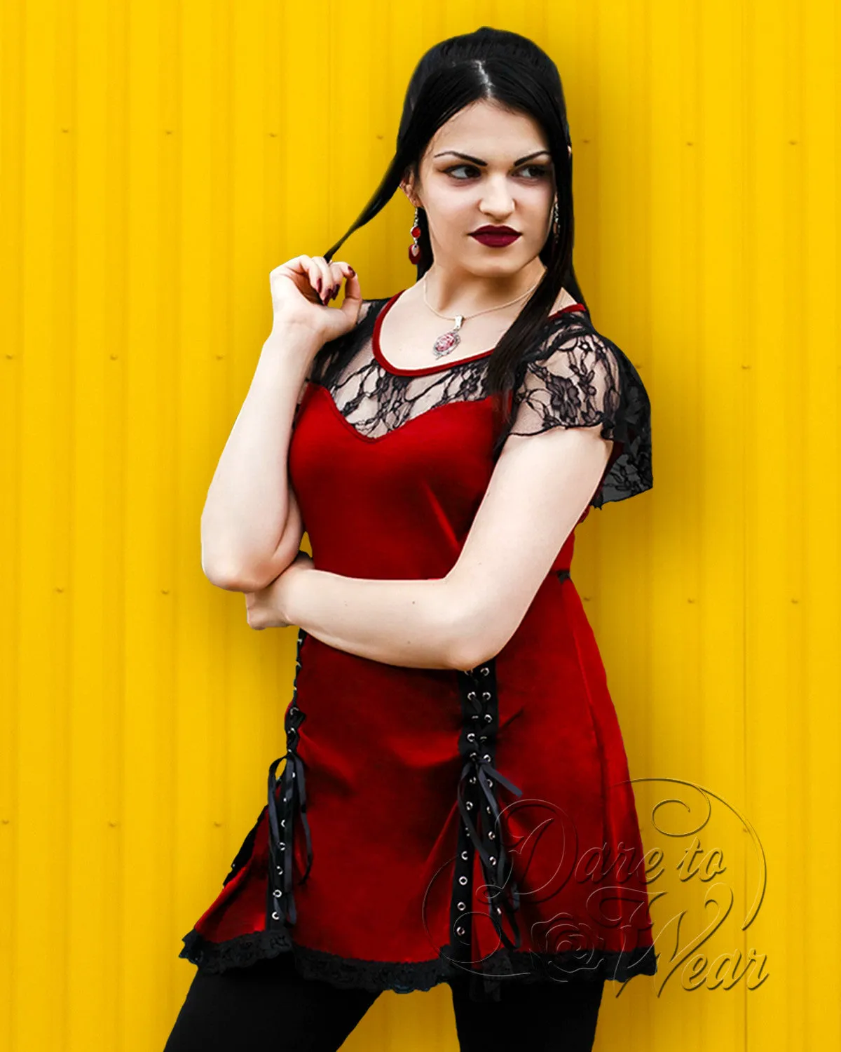 Roxanne Top in Burgundy