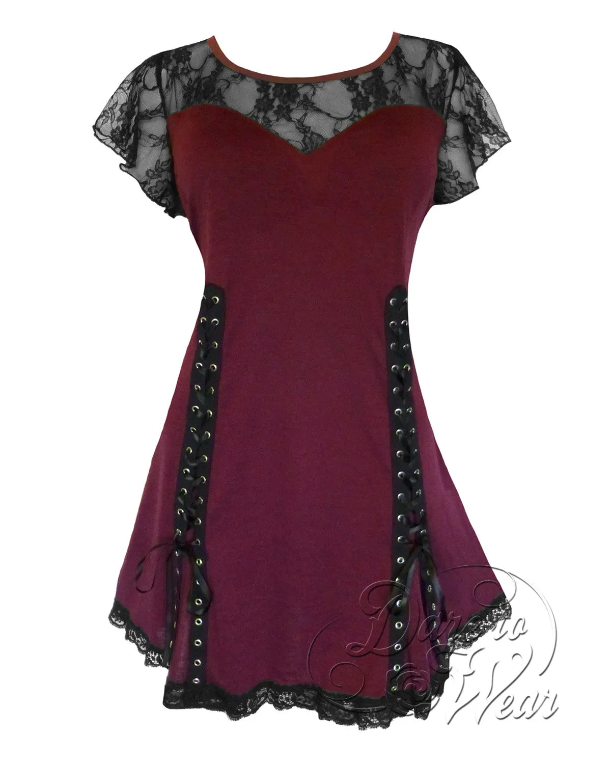 Roxanne Top in Burgundy