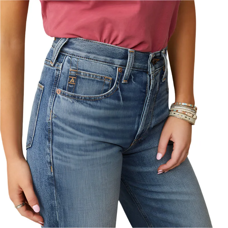 Women's Ariat Ultra High Rise Tomboy Wide Jean 10045189