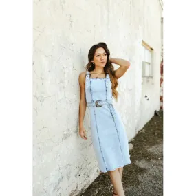 Women's TwoFly Buckle Up Blues Dress